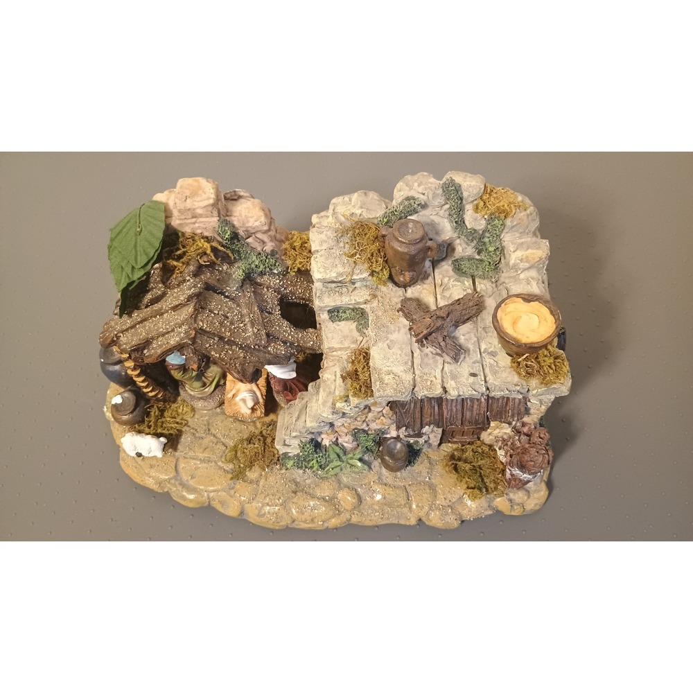 Nativity Scene Tabletop Decor Earth Tones Good Light Up 2706-25 - Picture 8 of 12